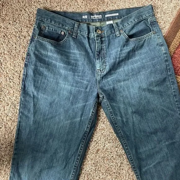 Urban Pipeline Straight relaxed Blue Jeans y2k 100% cotton 36 x 32 - Picture 2 of 5